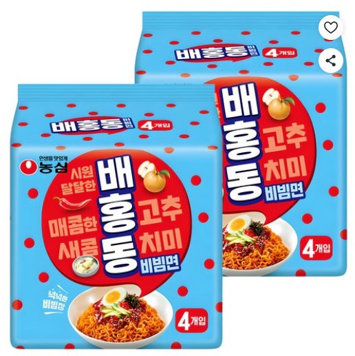 [쿠팡] 배홍동 비빔면 137g, 8개