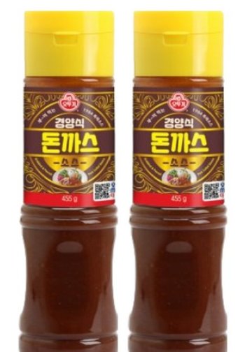 [쿠팡] 오뚜기 경양식 돈까스 소스, 455g, 2개